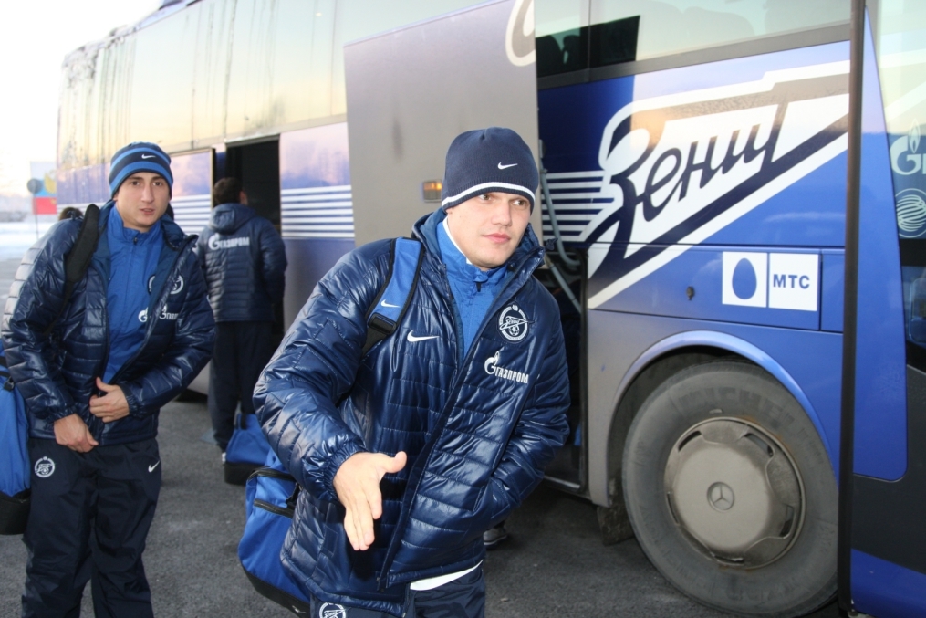 Отъезд ФК «Зенит» на сборы в Объединённые Арабские Эмираты
