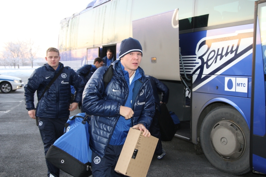 Отъезд «Зенита» на сбор в Дубаи