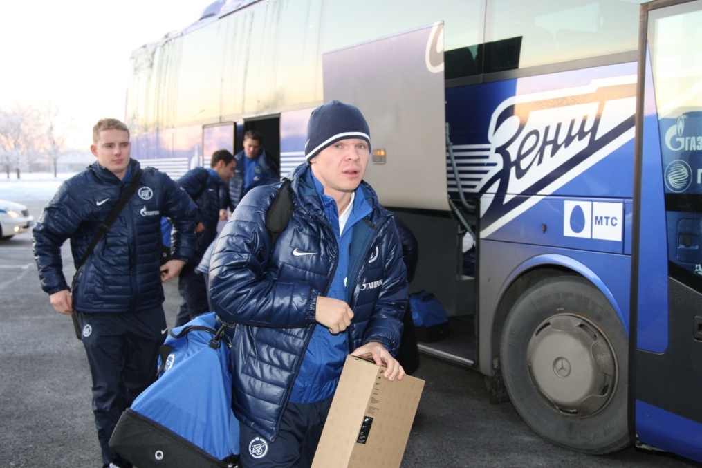 Отъезд «Зенита» на сбор в Дубаи