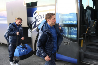 Отъезд «Зенита» на сбор в Дубаи