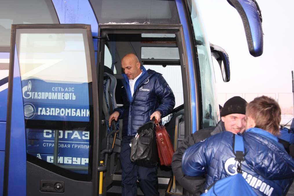 Отъезд «Зенита» на сбор в Дубаи