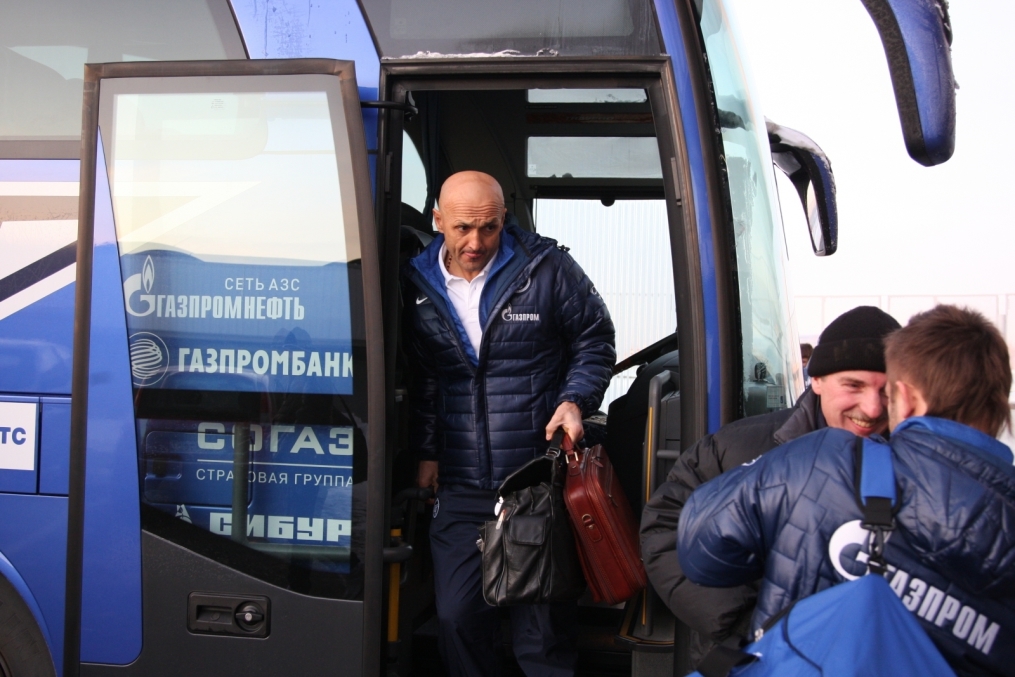 Отъезд «Зенита» на сбор в Дубаи