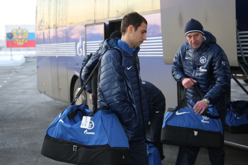 Отъезд «Зенита» на сбор в Дубаи
