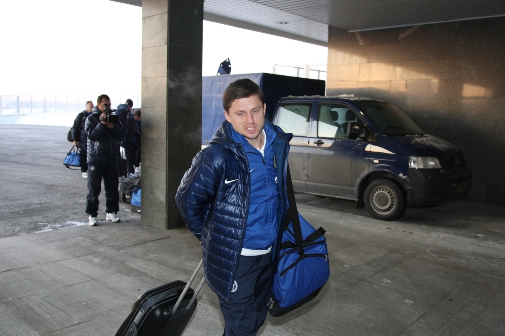 Отъезд «Зенита» на сбор в Дубаи