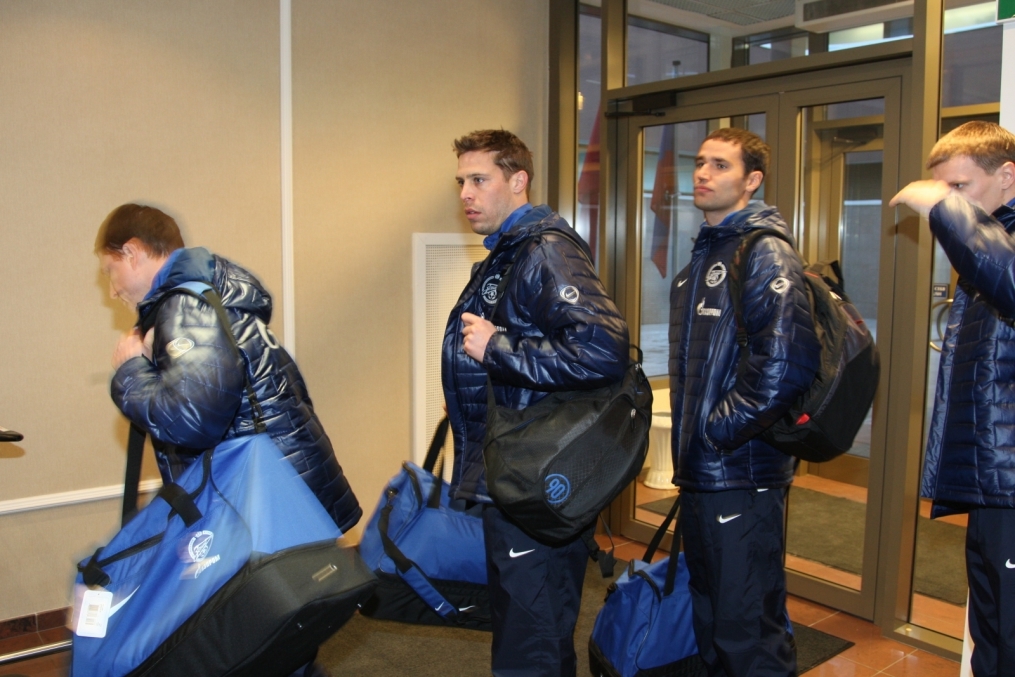 Отъезд «Зенита» на сбор в Дубаи