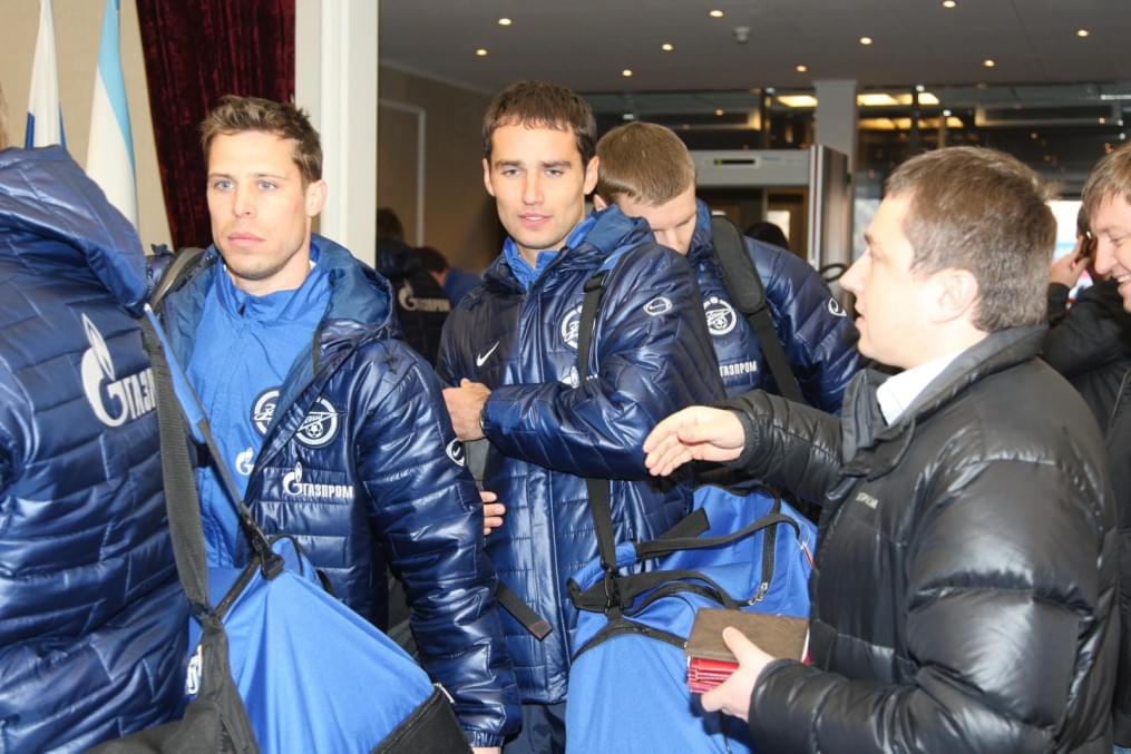 Отъезд «Зенита» на сбор в Дубаи