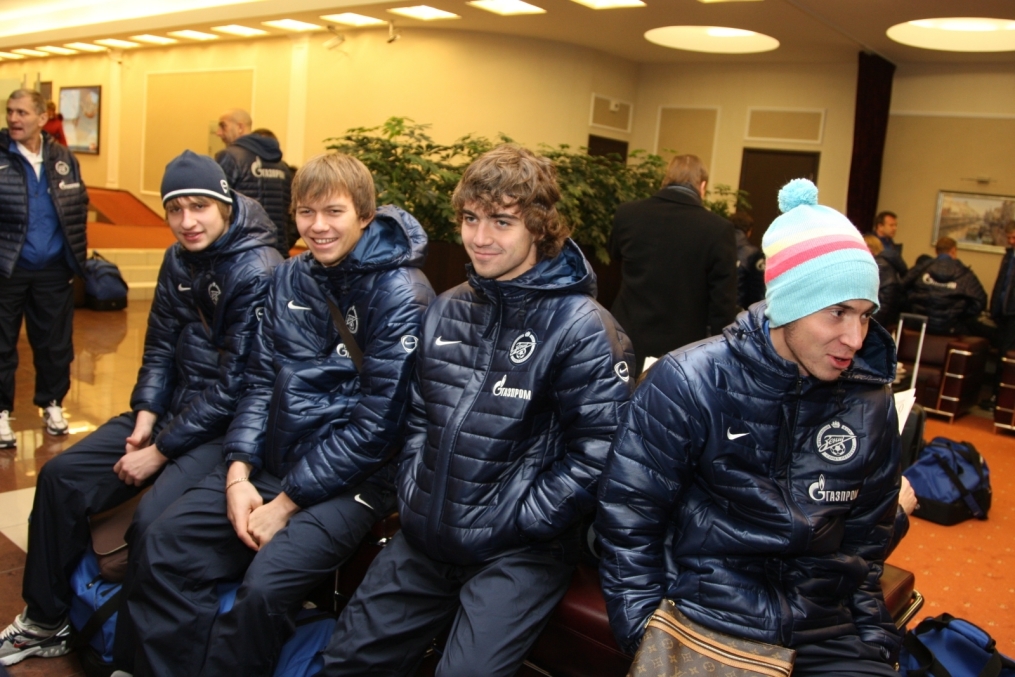 Отъезд «Зенита» на сбор в Дубаи