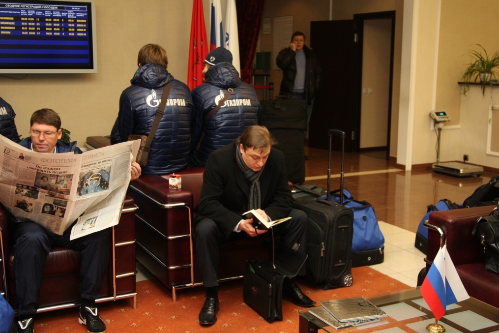 Отъезд «Зенита» на сбор в Дубаи