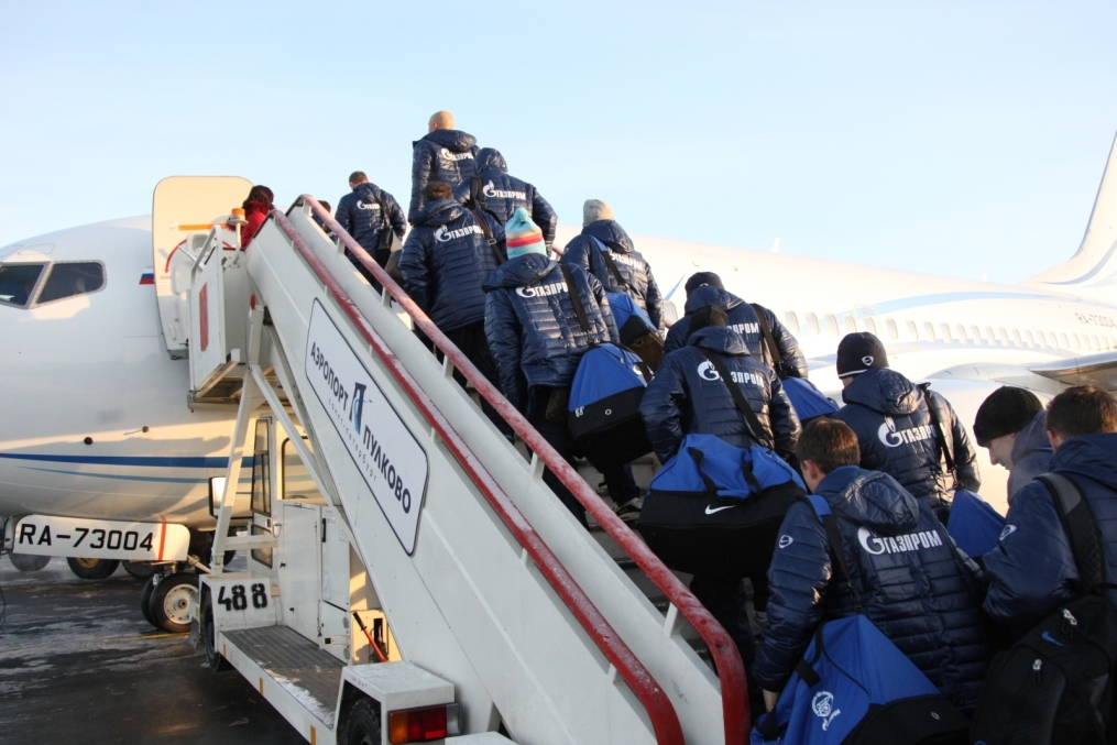 Отъезд «Зенита» на сбор в Дубаи