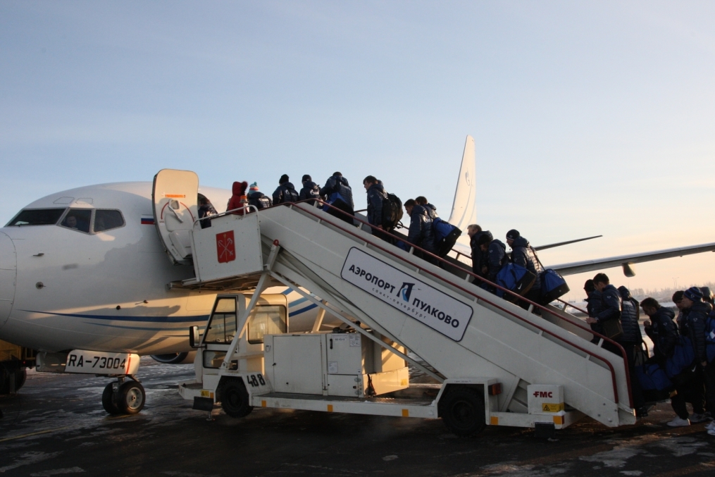 Отъезд «Зенита» на сбор в Дубаи