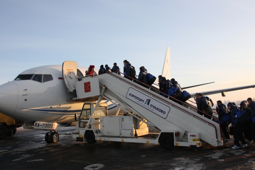 Отъезд «Зенита» на сбор в Дубаи