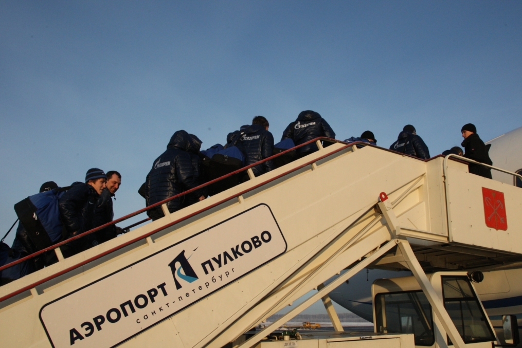 Отъезд «Зенита» на сбор в Дубаи