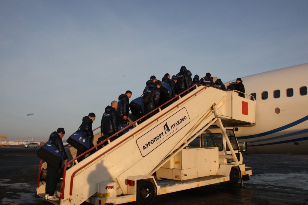 Отъезд «Зенита» на сбор в Дубаи