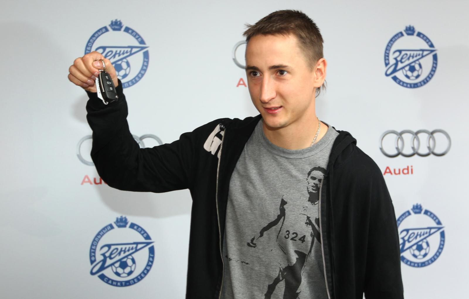Футболистам «Зенита» подарили Ауди
