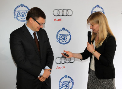 Футболистам «Зенита» подарили Ауди