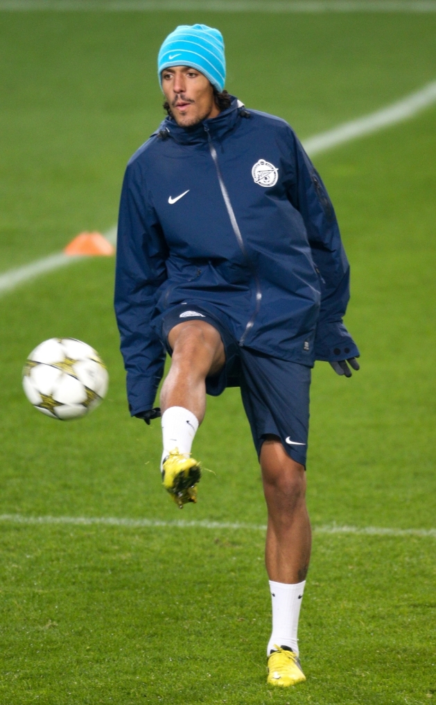 Тренировка сине-бело-голубых перед матчем ФК «Андерлехт» — ФК «Зенит»