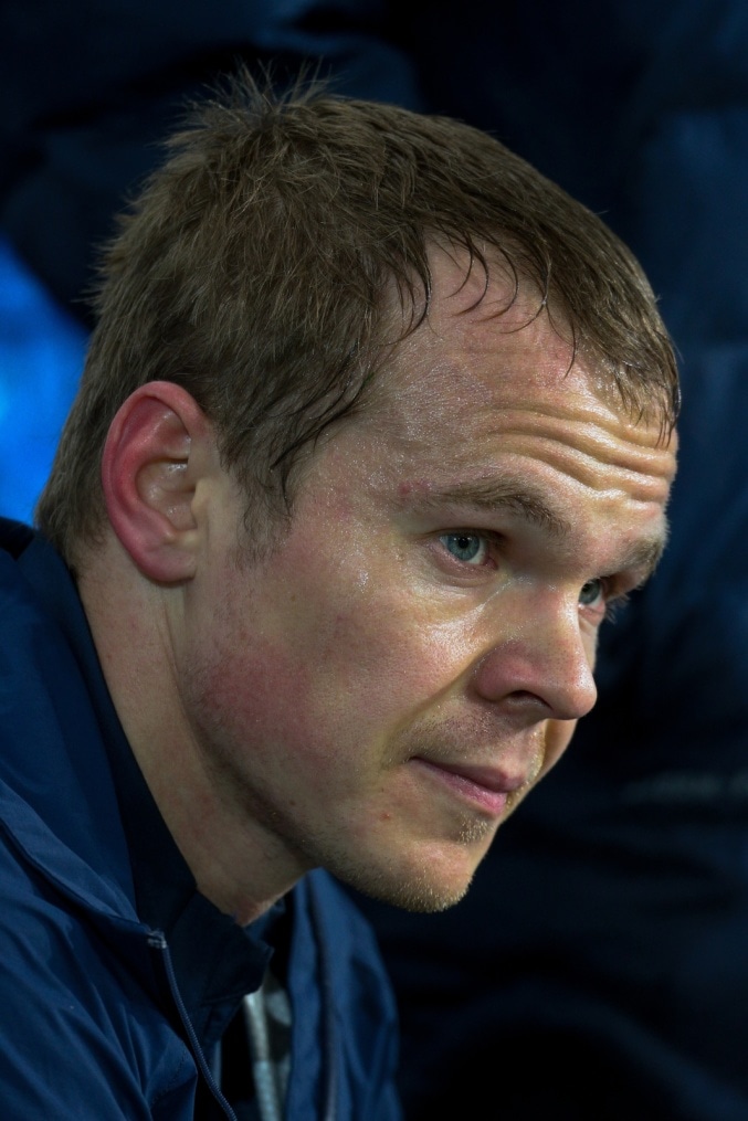 Тренировка сине-бело-голубых перед матчем ФК «Андерлехт» — ФК «Зенит»