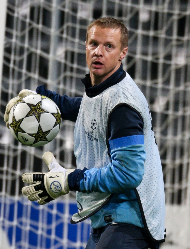 Тренировка сине-бело-голубых перед матчем ФК «Андерлехт» — ФК «Зенит»