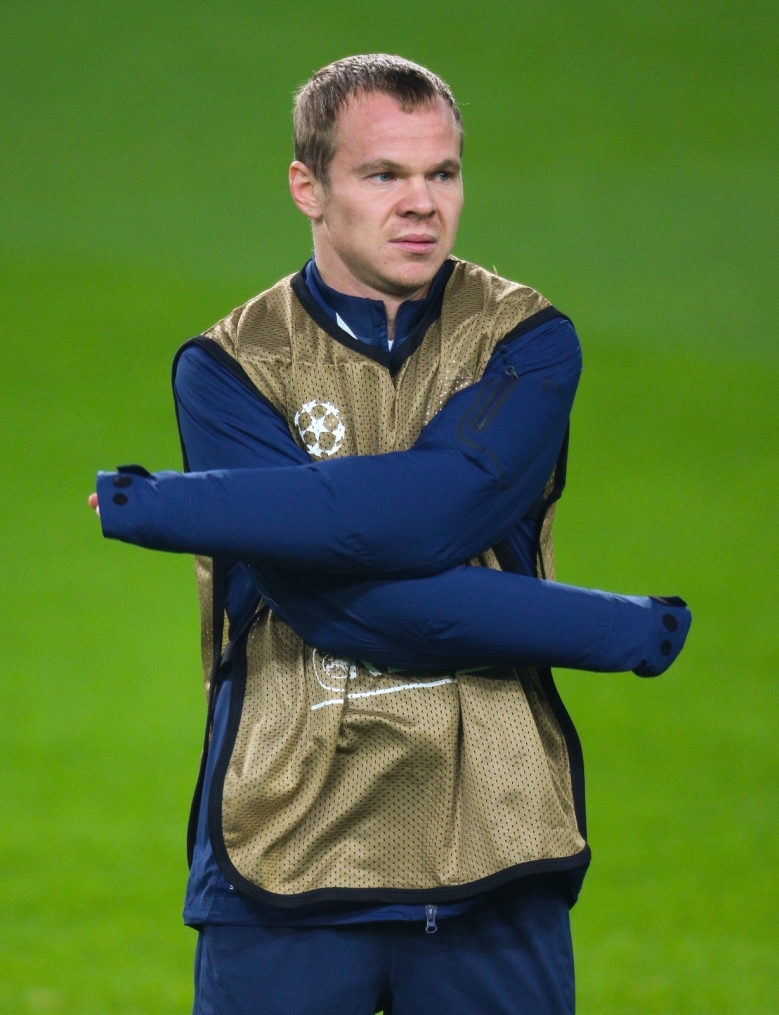 Тренировка сине-бело-голубых перед матчем ФК «Андерлехт» — ФК «Зенит»