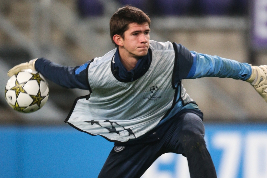 Тренировка сине-бело-голубых перед матчем ФК «Андерлехт» — ФК «Зенит»