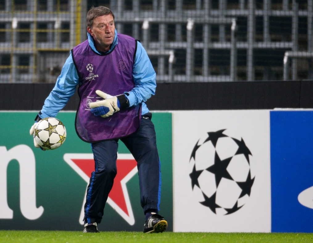 Тренировка сине-бело-голубых перед матчем ФК «Андерлехт» — ФК «Зенит»