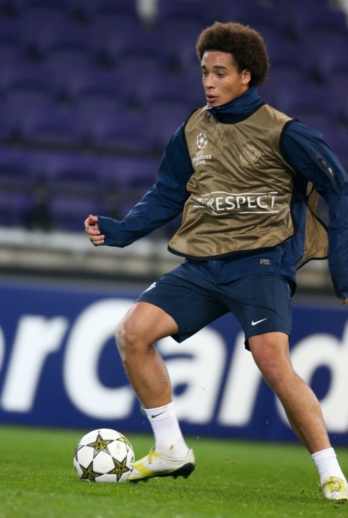 Тренировка сине-бело-голубых перед матчем ФК «Андерлехт» — ФК «Зенит»