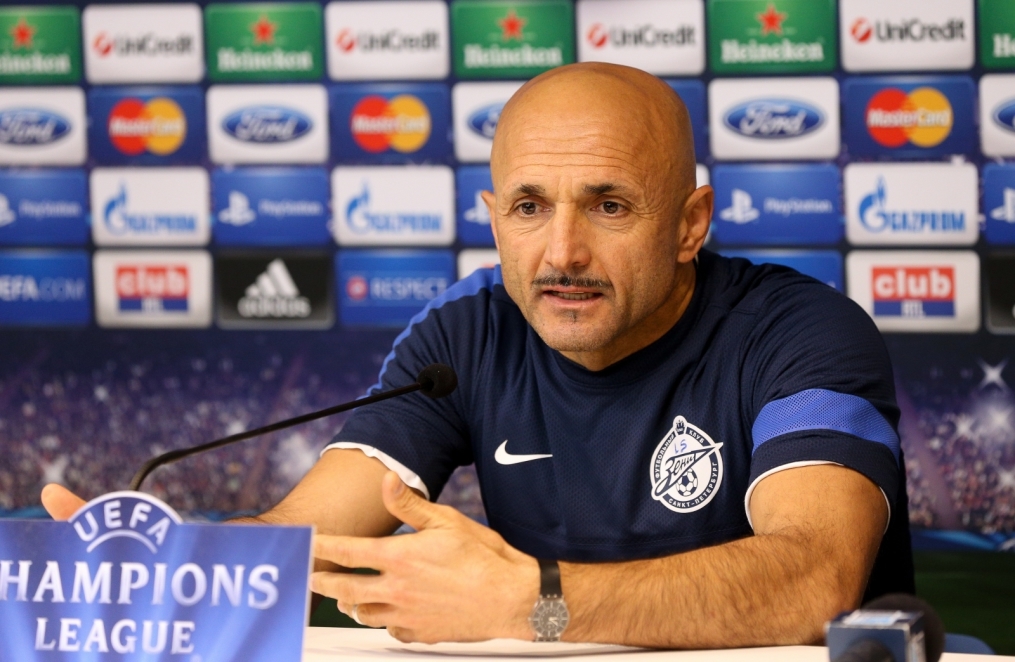 Тренировка сине-бело-голубых перед матчем ФК «Андерлехт» — ФК «Зенит»