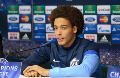 Training blue-white-blue before the match FC «Anderlecht» — FC «Zenit»