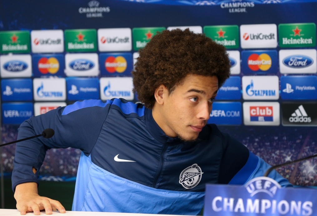 Тренировка сине-бело-голубых перед матчем ФК «Андерлехт» — ФК «Зенит»