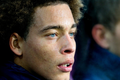 Training blue-white-blue before the match FC «Anderlecht» — FC «Zenit»