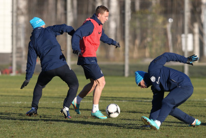 Training before the match «Volga» — «Zenit»