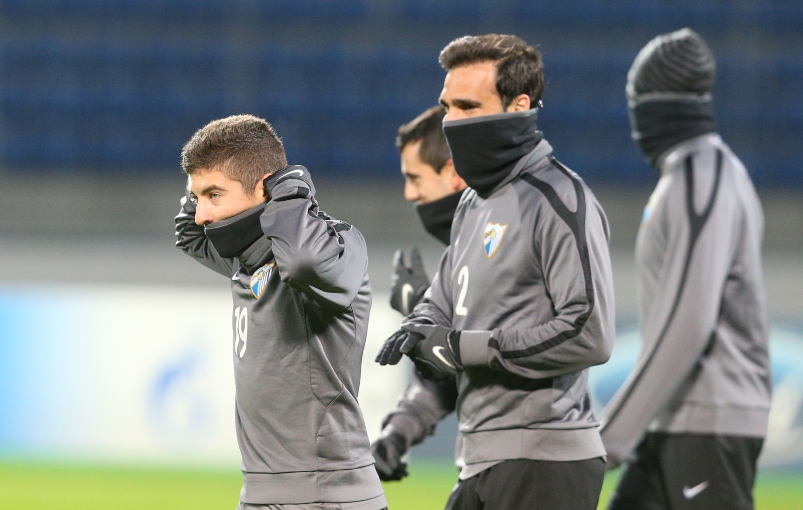 Тренировка ФК «Малага»  перед матчем «Зенит» — «Малага»