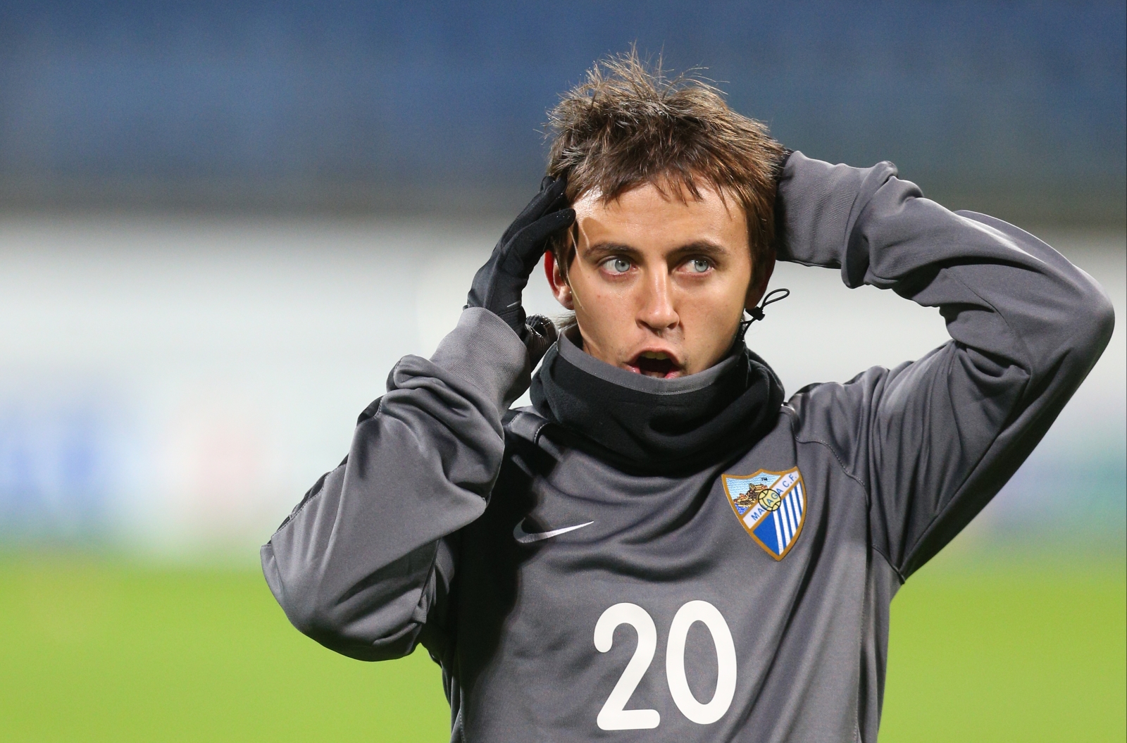 Тренировка ФК «Малага»  перед матчем «Зенит» — «Малага»