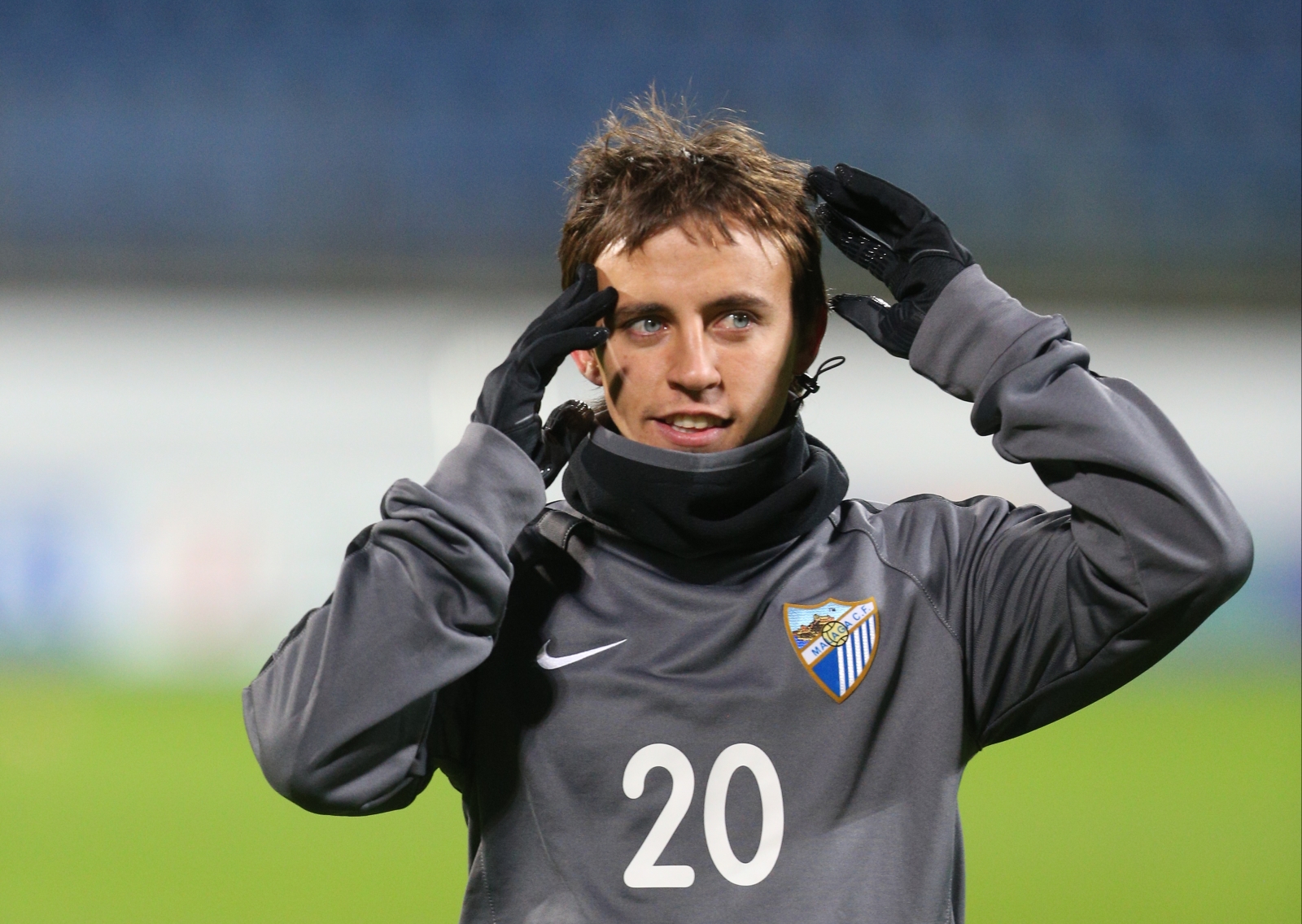 Тренировка ФК «Малага»  перед матчем «Зенит» — «Малага»