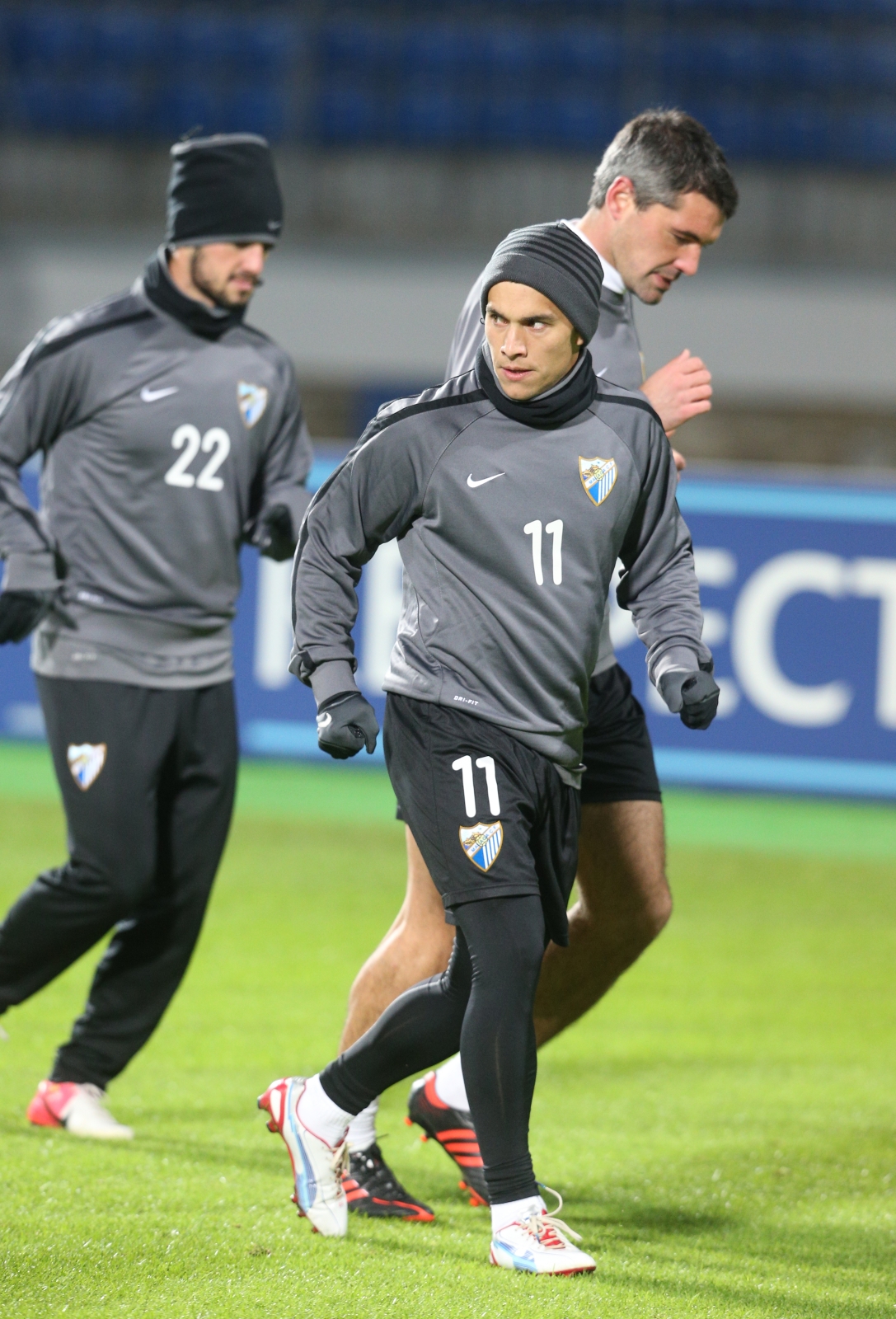 Тренировка ФК «Малага»  перед матчем «Зенит» — «Малага»