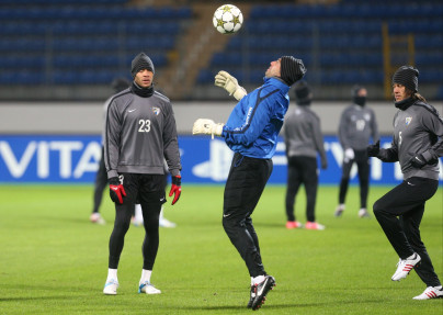 Training of FC «Malaga» pre-match «Zenit» — «Malaga»