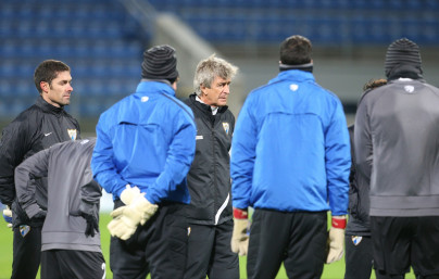 Training of FC «Malaga» pre-match «Zenit» — «Malaga»
