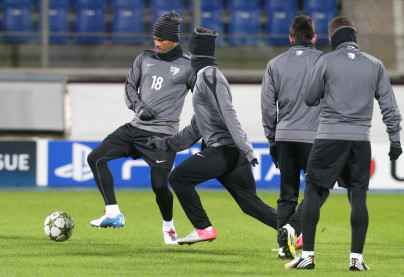 Training of FC «Malaga» pre-match «Zenit» — «Malaga»