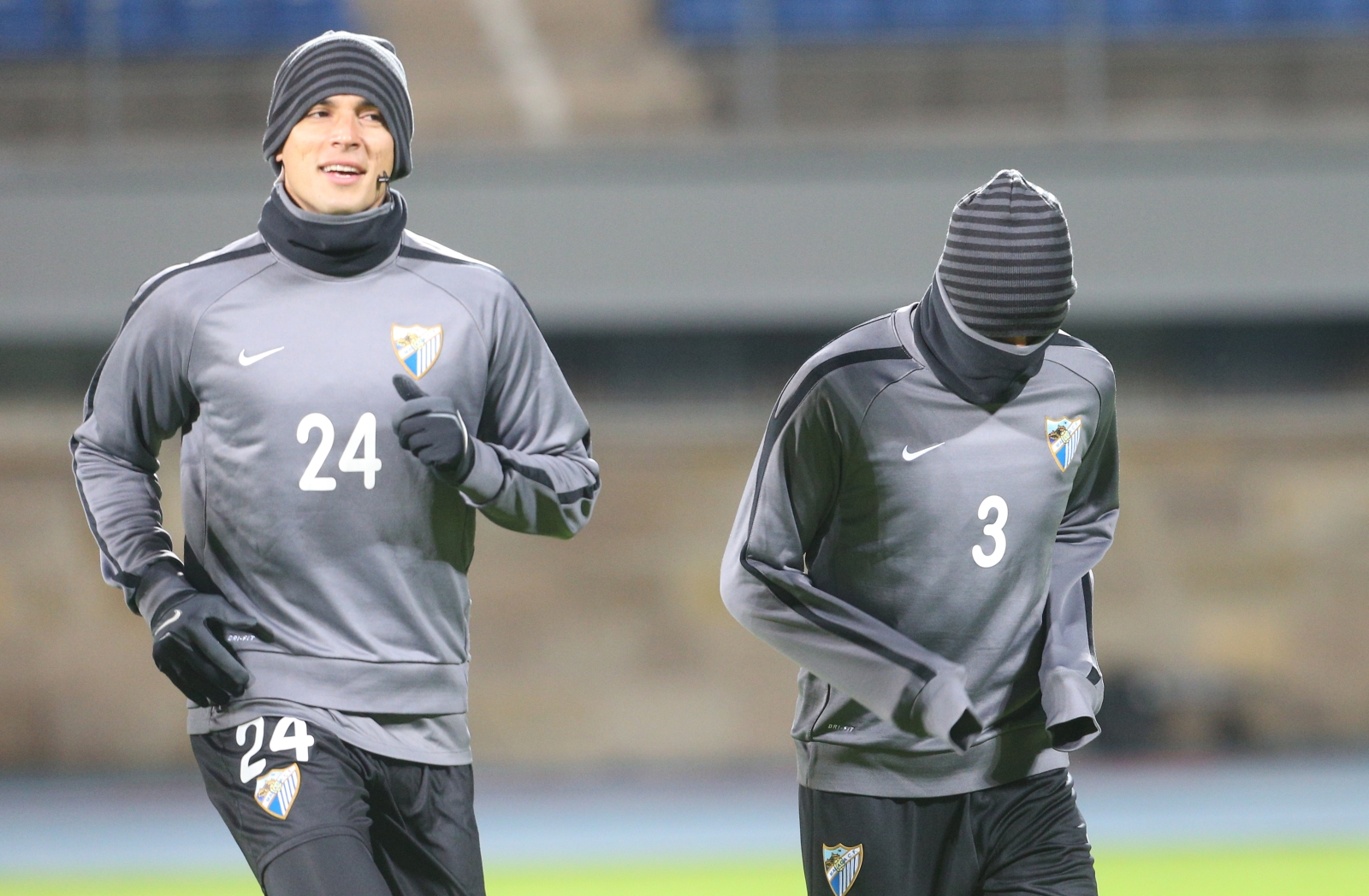 Training of FC «Malaga» pre-match «Zenit» — «Malaga»
