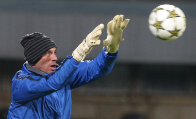 Training of FC «Malaga» pre-match «Zenit» — «Malaga»
