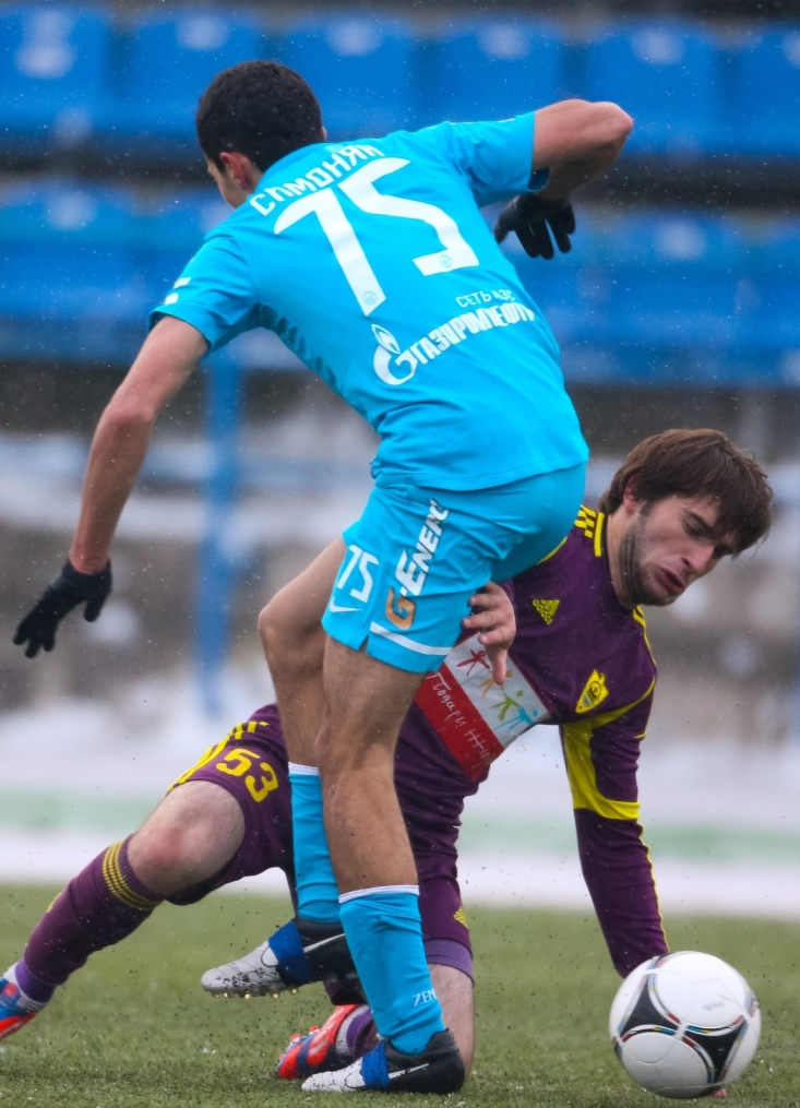 Первенство молодежных составов. ФК «Зенит» — ФК «Анжи»