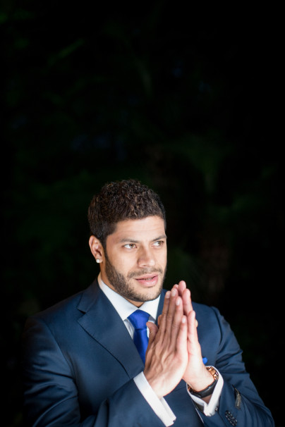 Халк, нападающий ФК «Зенит» позирует для  журнала «Наш Зенит»