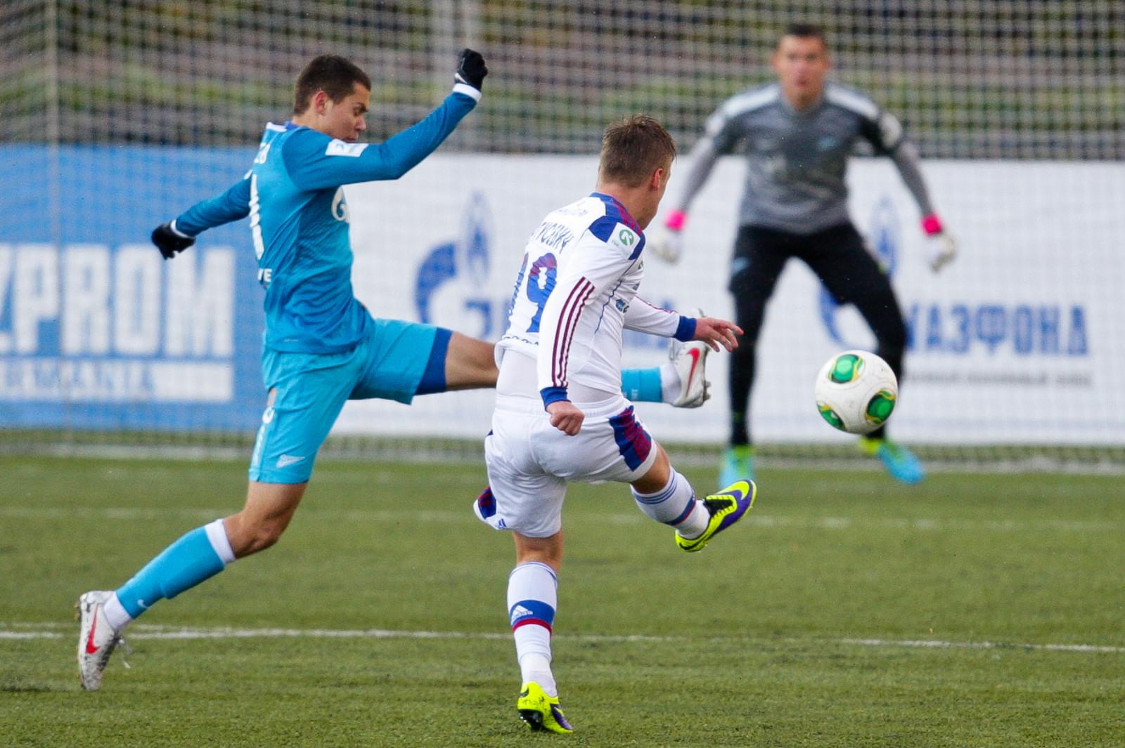 Молодежное первенство, 13-й тур, матч  «Зенит» — ЦСКА