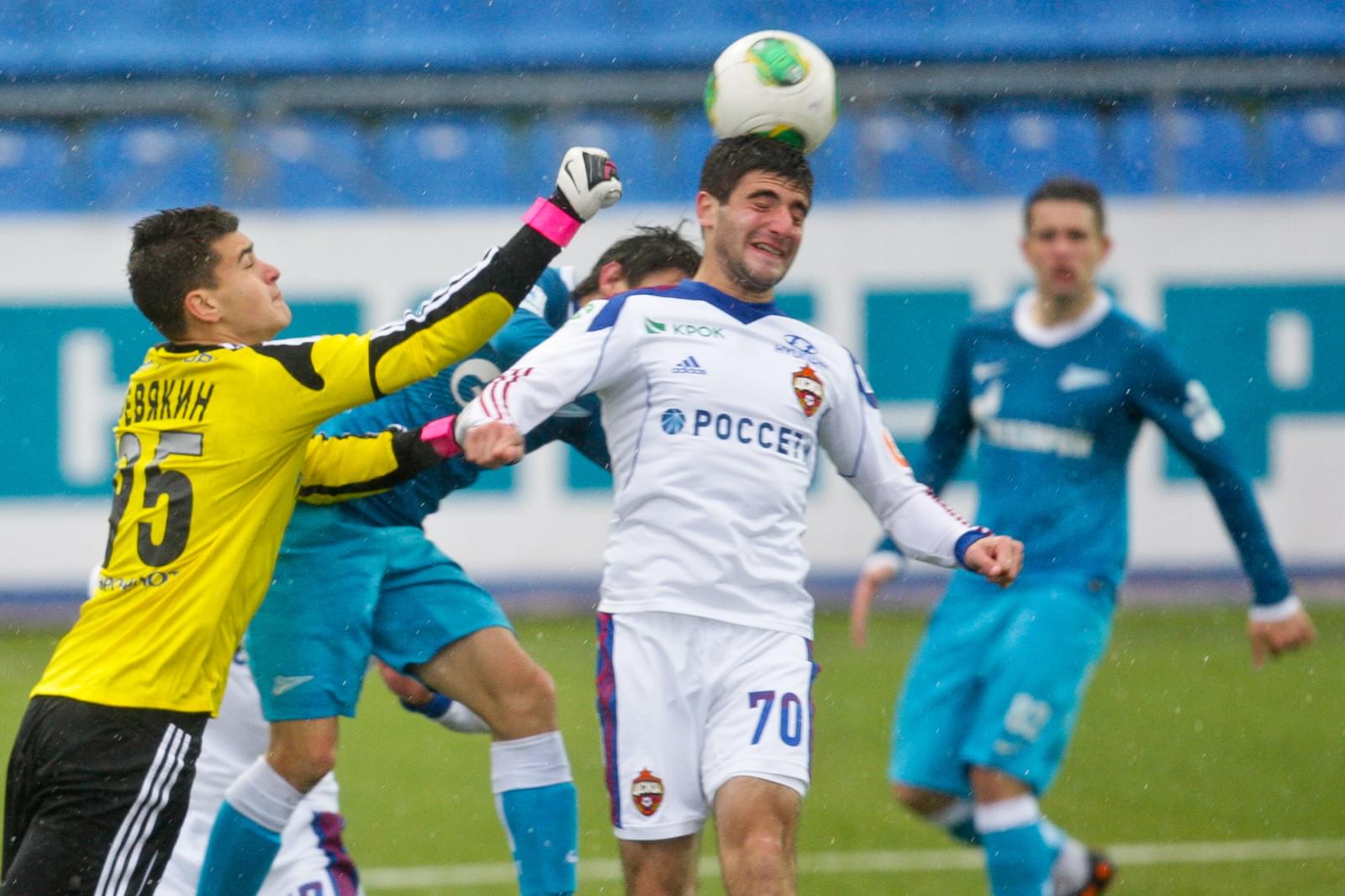 Молодежное первенство, 13-й тур, матч  «Зенит» — ЦСКА