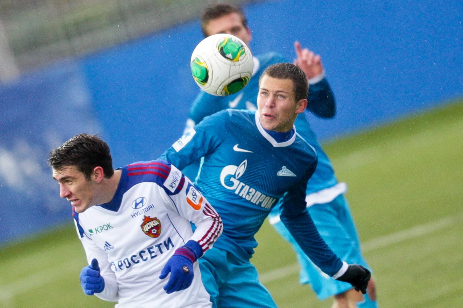 Молодежное первенство, 13-й тур, матч  «Зенит» — ЦСКА