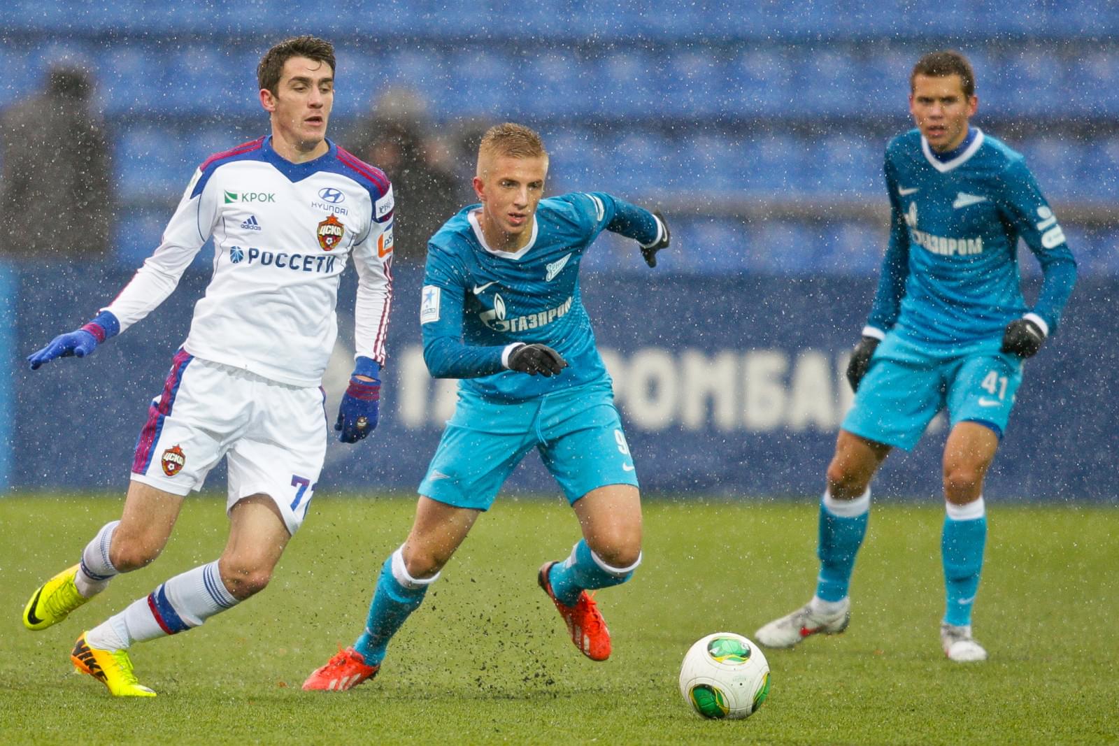 Молодежное первенство, 13-й тур, матч  «Зенит» — ЦСКА