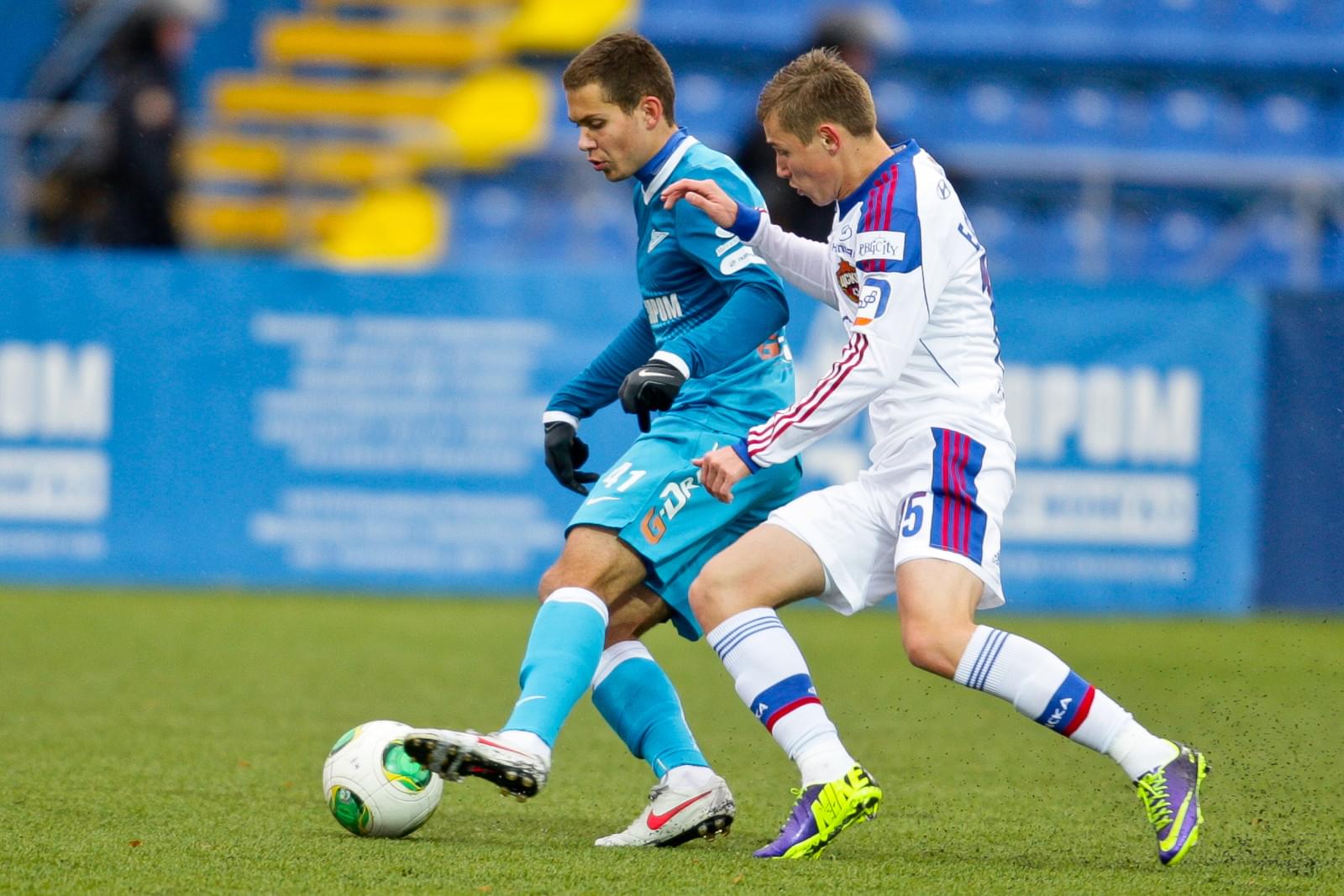 Молодежное первенство, 13-й тур, матч  «Зенит» — ЦСКА