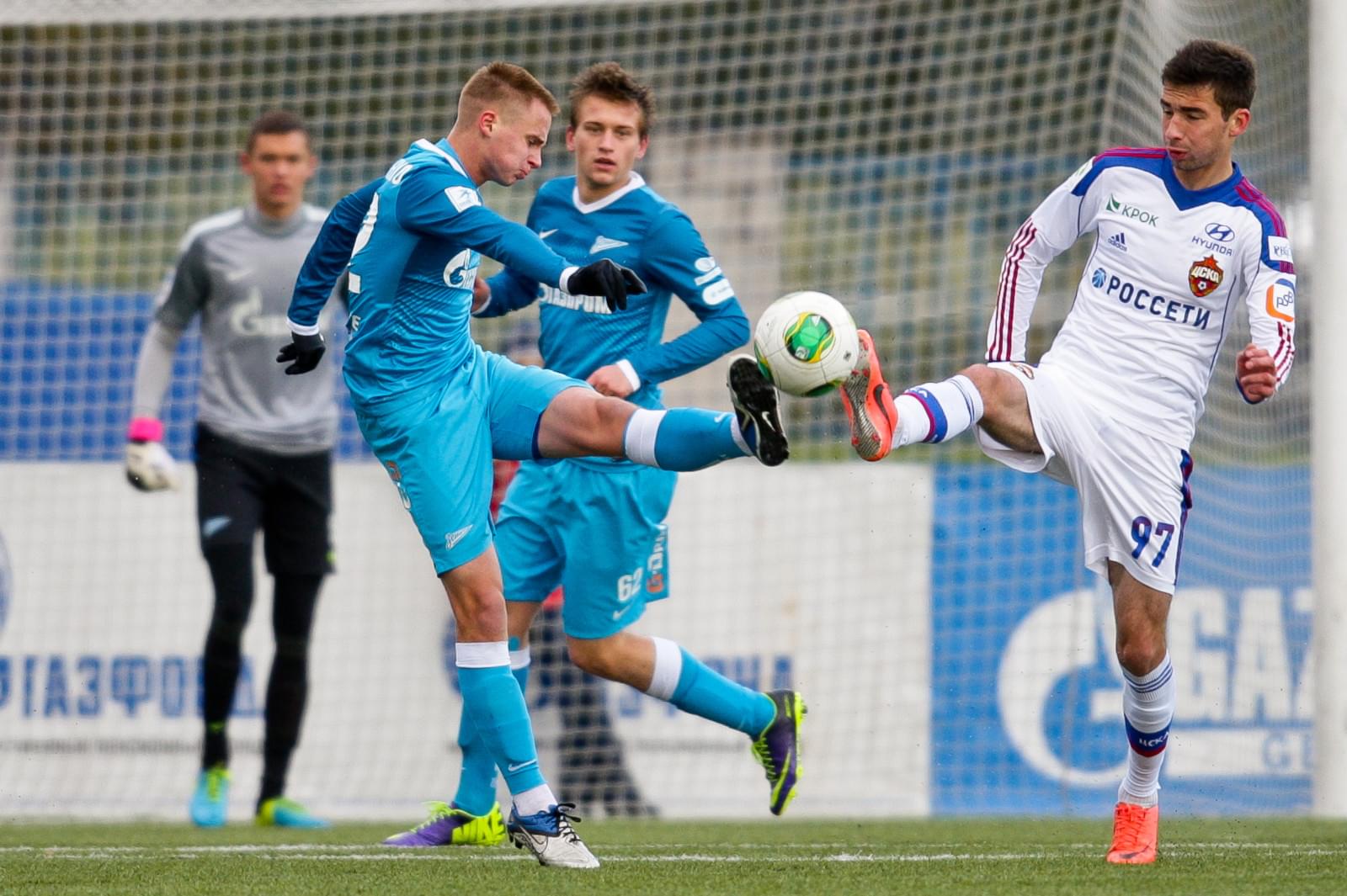 Молодежное первенство, 13-й тур, матч  «Зенит» — ЦСКА