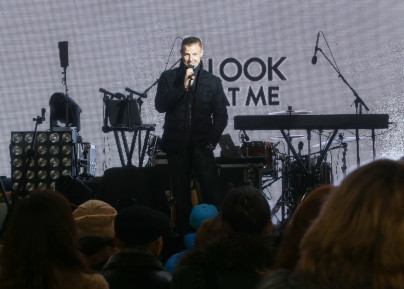 Семак и Малафеев на фестивале «День Открытой библиотеки»