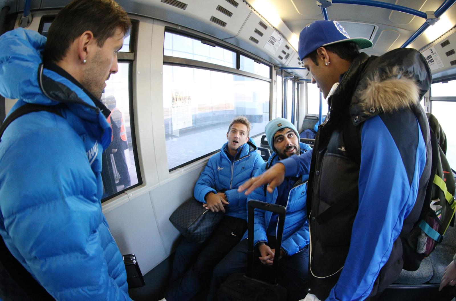 «Зенит» на  пути в  Португалию: фоторепортаж